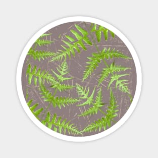 Woodsy fern print Magnet